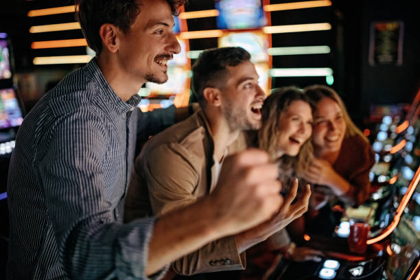 Live casino tables with roulette and blackjack